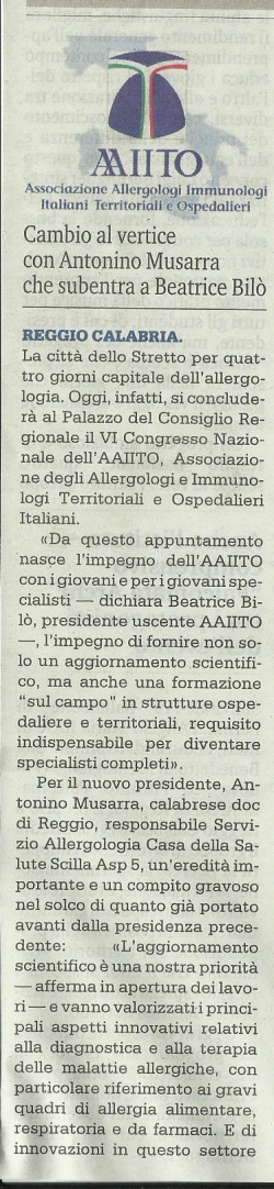 Congresso a Reggio Calabria